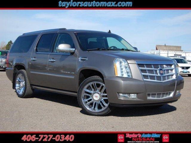 used 2012 cadillac escalade esv awd platinum great falls, mt 59405 for sale in great falls, montana