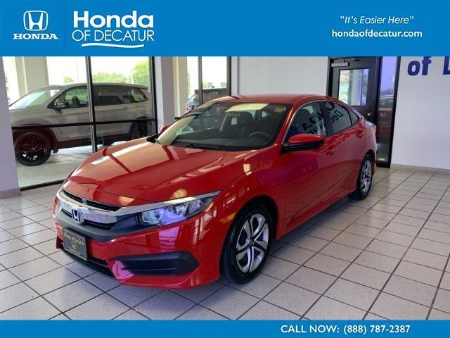 certified 2016 honda civic lx sedan decatur, al 35601 for sale in decatur, alabama