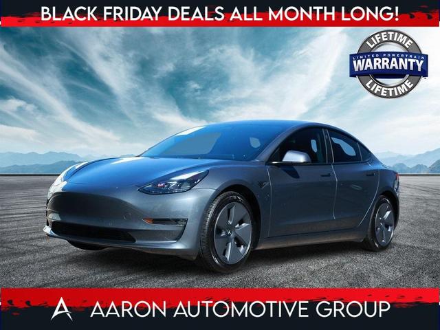 2022 tesla model 3 long range