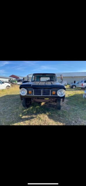 1967 dodge power wagon pickup black 4wd manual