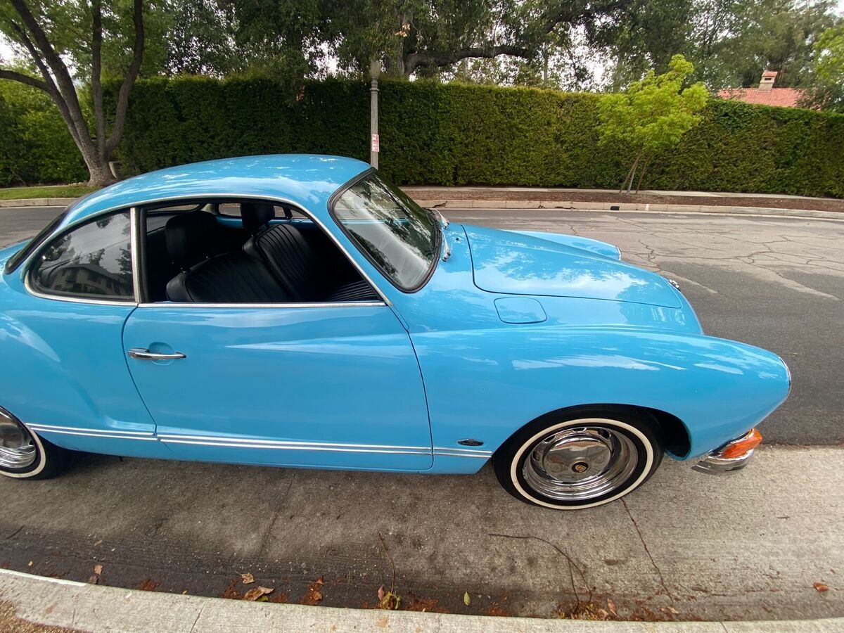 restored 1974 volkswagen karmann ghia coupe - new paint, upholstery, carbs, etc