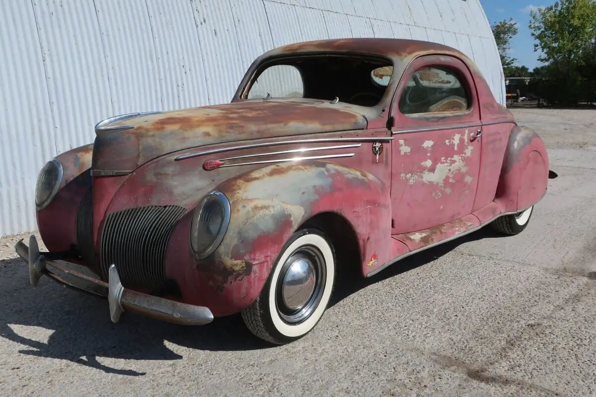 1939 lincoln zephyr 3 window coupe- v-8 ford flathead , 3 speed manual