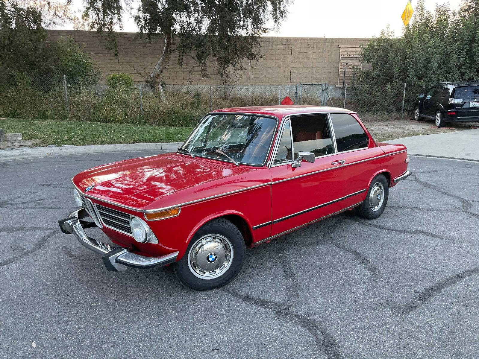 1973 bmw 2002 verona 5 speed sunroof verona red