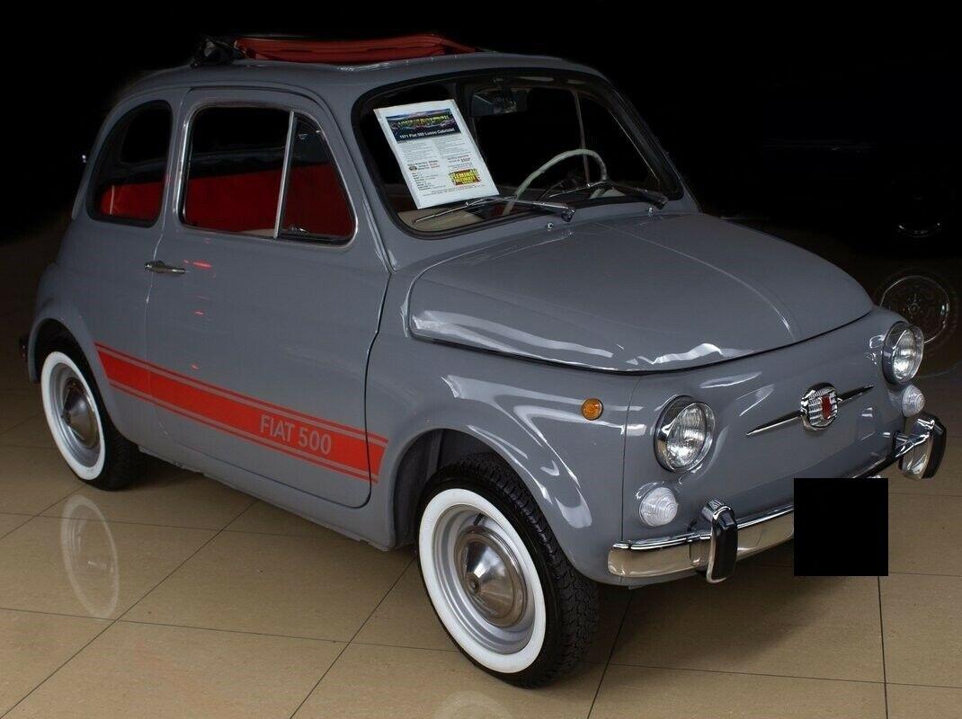 1971 fiat 500 f cabriolet original rebuilt 500cc twin engine 55 mpg