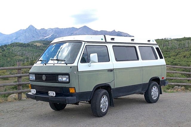 1989 westfalia wolfsburg weekender - 2.2l subuaru westy - full camping kit inc