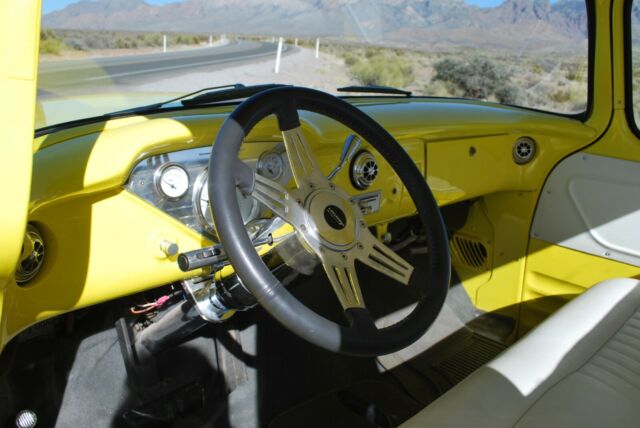 1955 chevrolet pickup. street rod, 400 ci v8