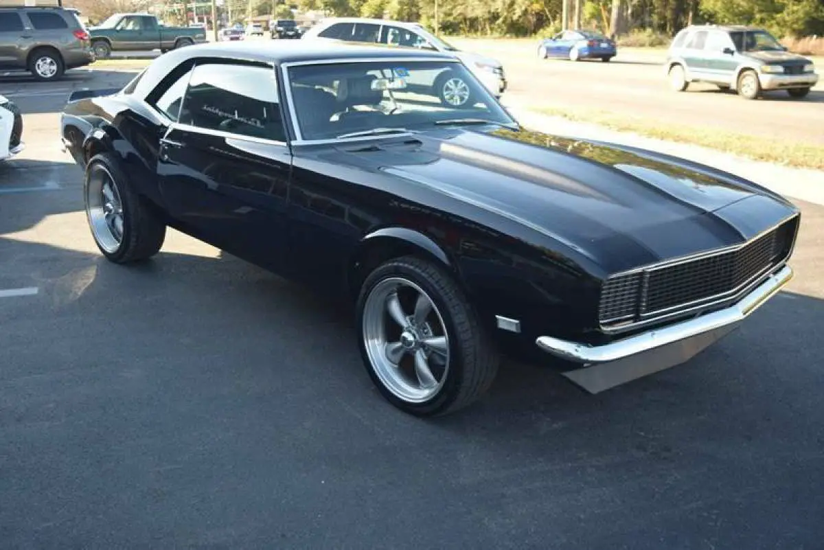 1968 chevrolet camaro 1313 miles black sedan v8 other manual 6-speed