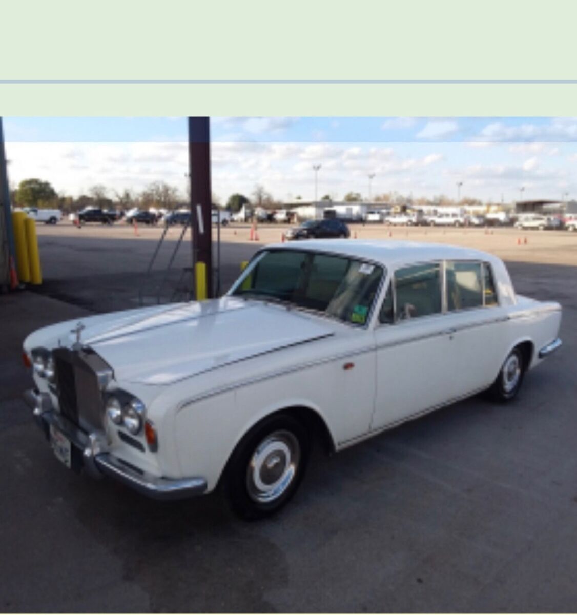 1967 rolls-royce silver shadow sedan white rwd automatic