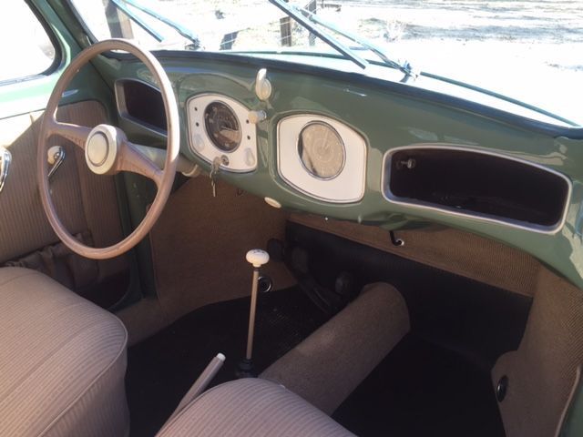 1952 vw beetle deluxe split window sedan restored