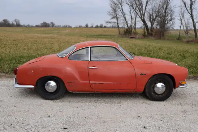 1971 volkswagen karmann ghia coupe-runs good! original condition!