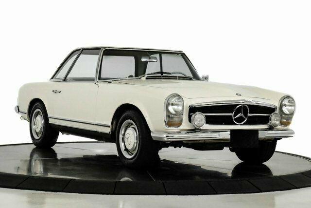 1966 mercedes-benz 200 series pagoda 230sl 1111 miles white convertible manual
