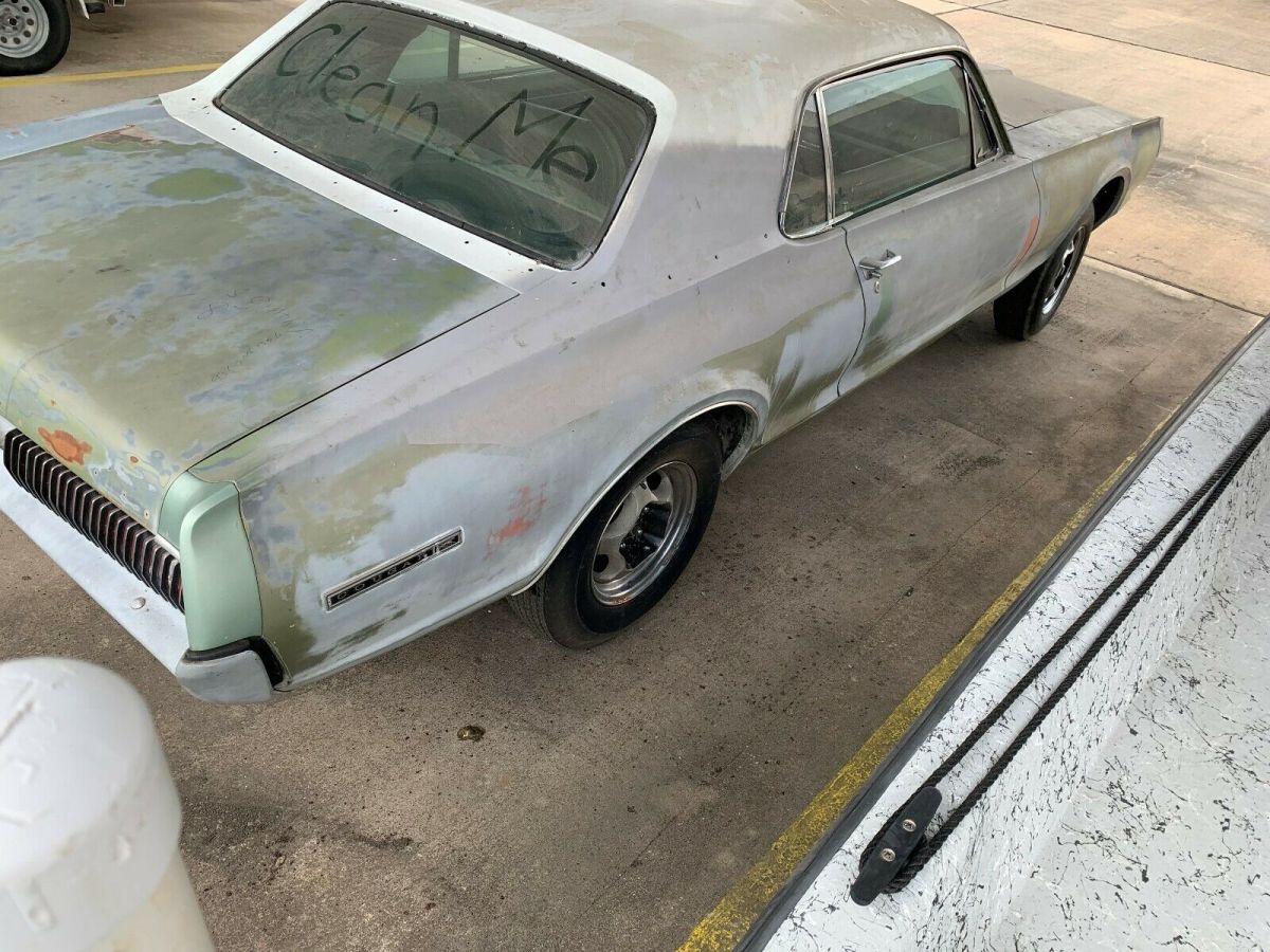 1967 mercury cougar-garage find project car 95% rust free tx car!