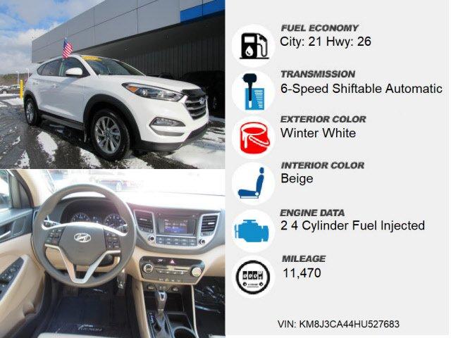 used 2017 hyundai tucson se windber, pa 15963 for sale in windber, pennsylvania
