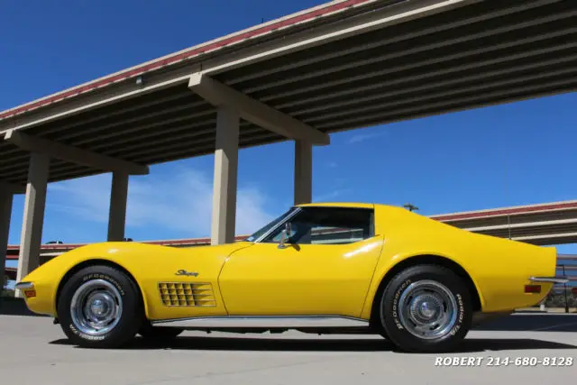 1972 corvette stingray 1 owner for 43 years rebuilt 350 with 5000 miles a/c auto