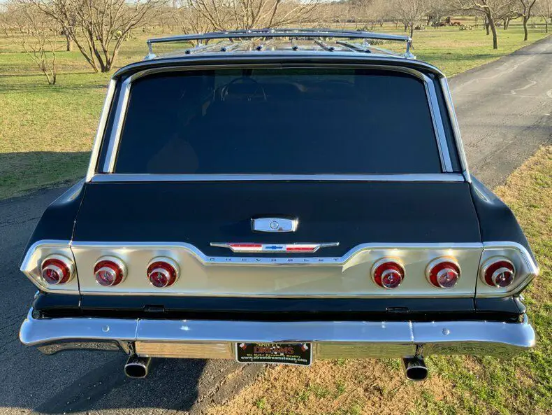 1963 chevrolet impala wagon, factory a/c, ps, pb, pw, power seats 6266 miles bla