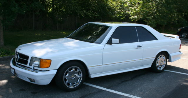 mercedes 560 sec - restored classic - beautiful coupe