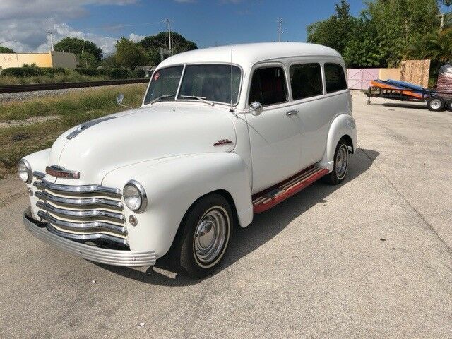 1952 chevrolet suburban 0 white select