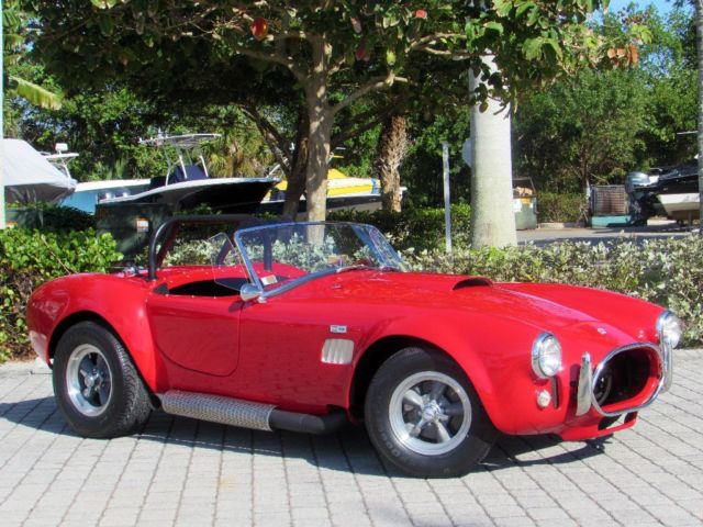 1964 ford shelby cobra replica completed in 2000 1-owner 484 miles florida