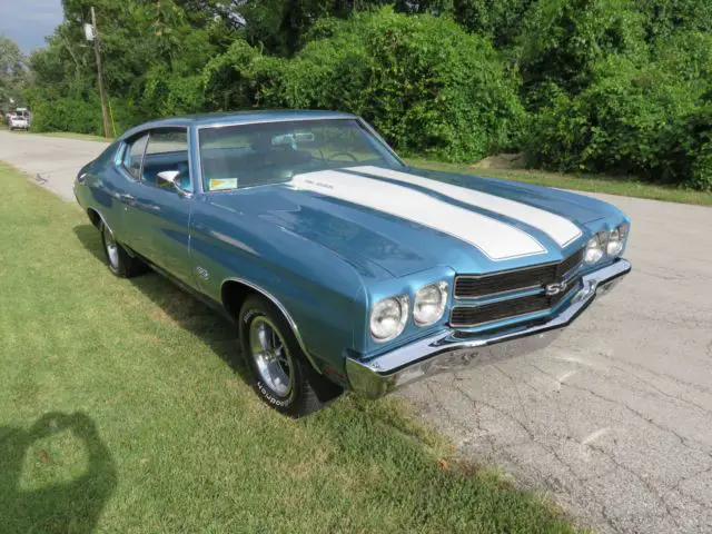 1 of 2144 authentic l78 1970 chevelle ss396 375hp 4 speed #'s match build sheet!