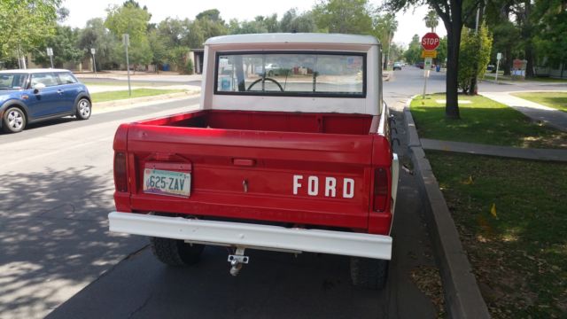 66 bronco half cab single owner since 1968