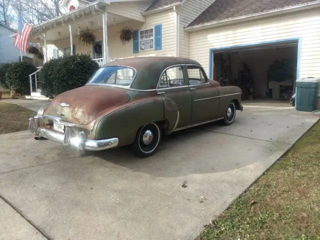 1949 chevy styleline deluxe 4 door sedan running rat rod or restore more
