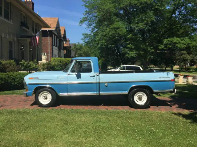 1972 ford f250 sport custom camper special