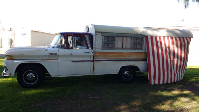 1962 cheverolet c-10 with pullman camper
