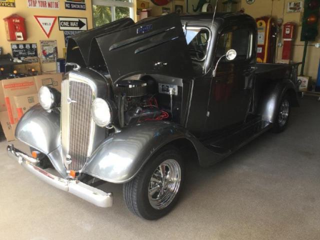 1936 chevrolet low cab p/u super nice resto mod w/ ac - one of a kind custom