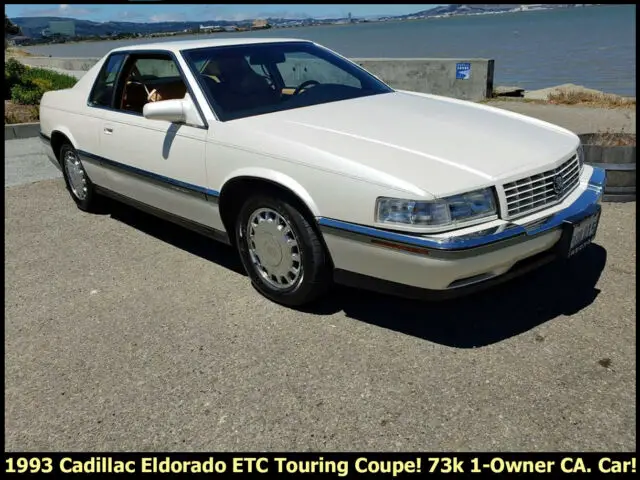 mint one-owner modern classic 1993 cadillac eldorado touring coupe 73k miles!