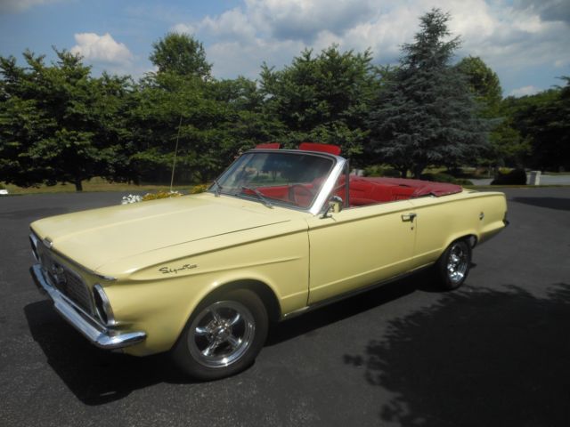 !963 plymouth valiant convertible