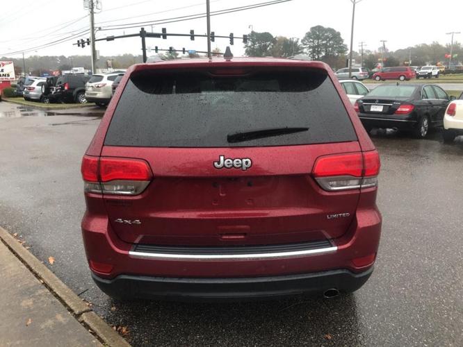 used 2015 jeep grand cherokee 4wd limited chesapeake, va 23320 for sale in chesapeake, virginia