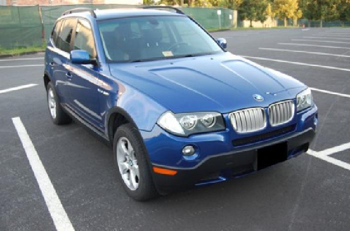 obo 2007 bmw x3 3.0si - dark blue - 68k mi in charlottesville, va