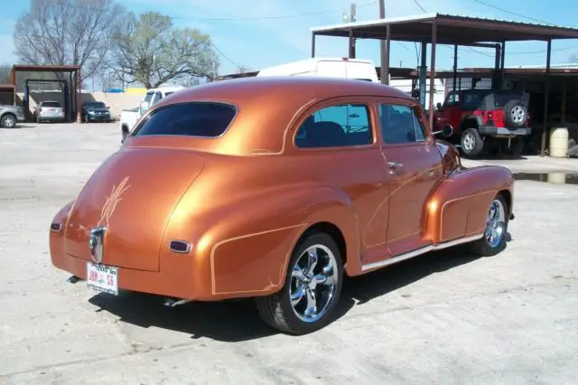 1948 chevrolet style master 2 door sedan street rod 350/auto nice build