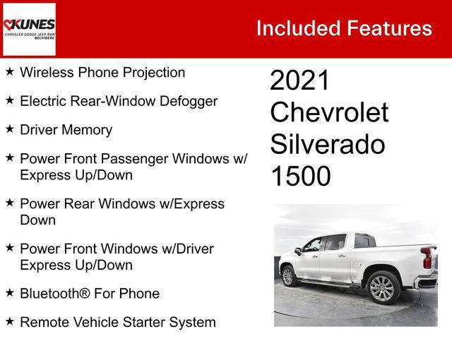2021 chevrolet silverado 1500 high country
