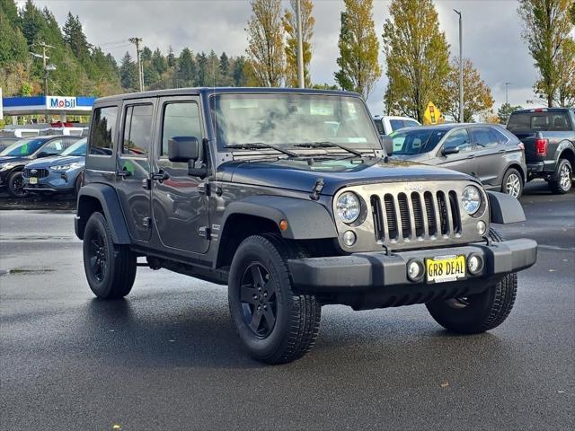 2018 jeep wrangler jk unlimited sport s 4x4