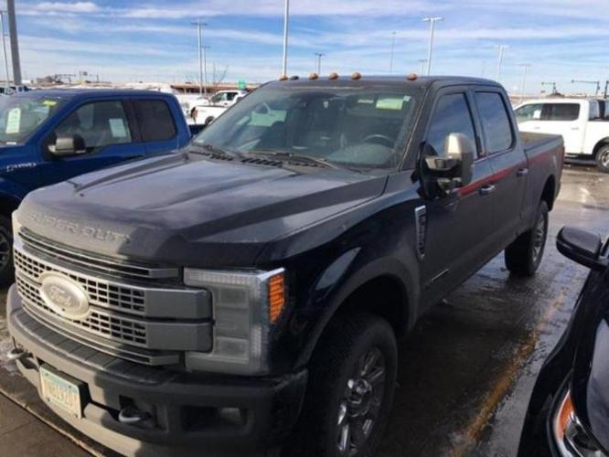 2017 ford f-350 super duty platinum 4x4 platinum 4dr crew cab 6.8 ft. sb srw pickup for sale in fargo, north dakota