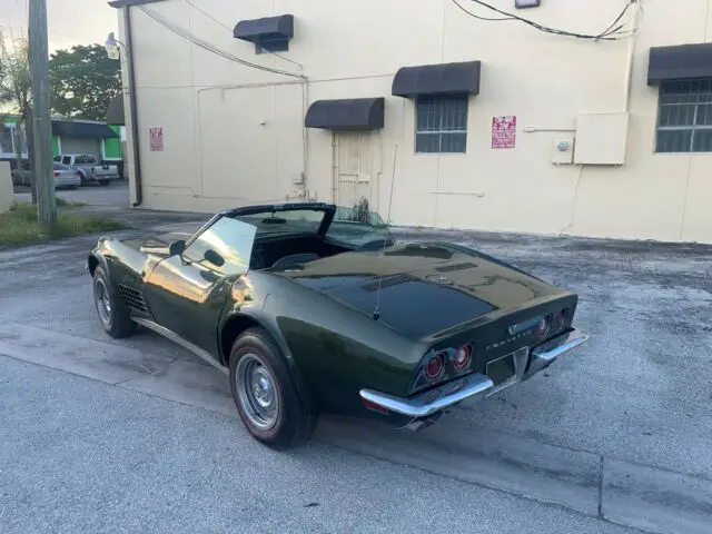 1970 corvette covert, 4-spd, no reserve, 2 tops