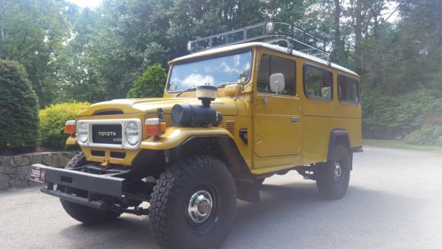 1980 hj45 land cruiser diesel w/ rebuilt 2h drive anywhere! troop carrier