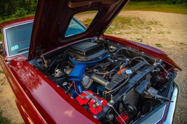 r-code 428 big block, c6 royal maroon, factory air, marti report, 70,000 orig mi