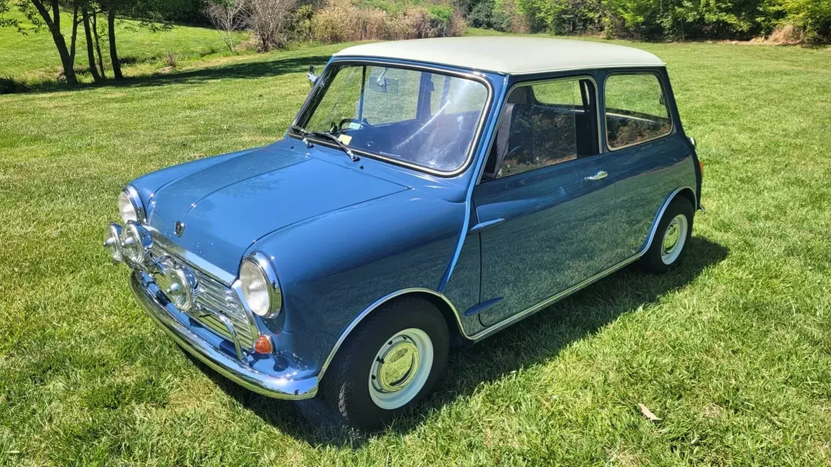1969 austin mini cooper show car, 5 year restoration, the guild