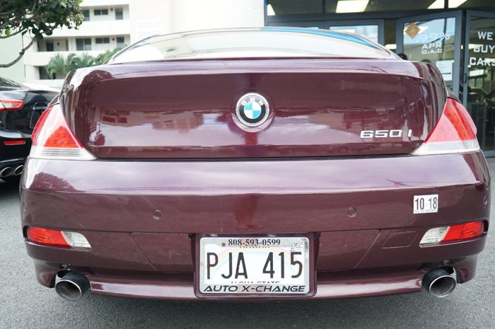 used 2006 bmw 650i coupe honolulu, hi 96826 for sale in honolulu, hawaii