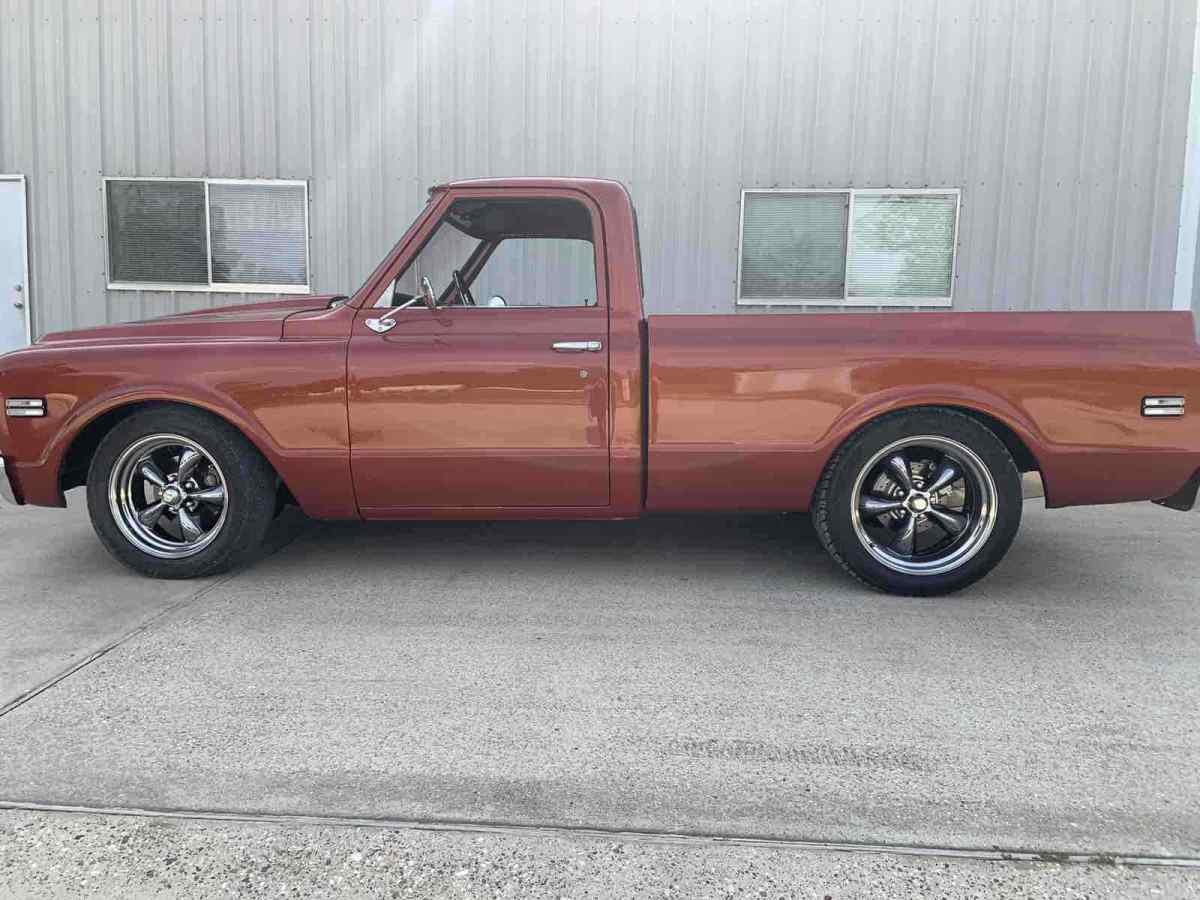1968 chevrolet c10 orange rwd automatic