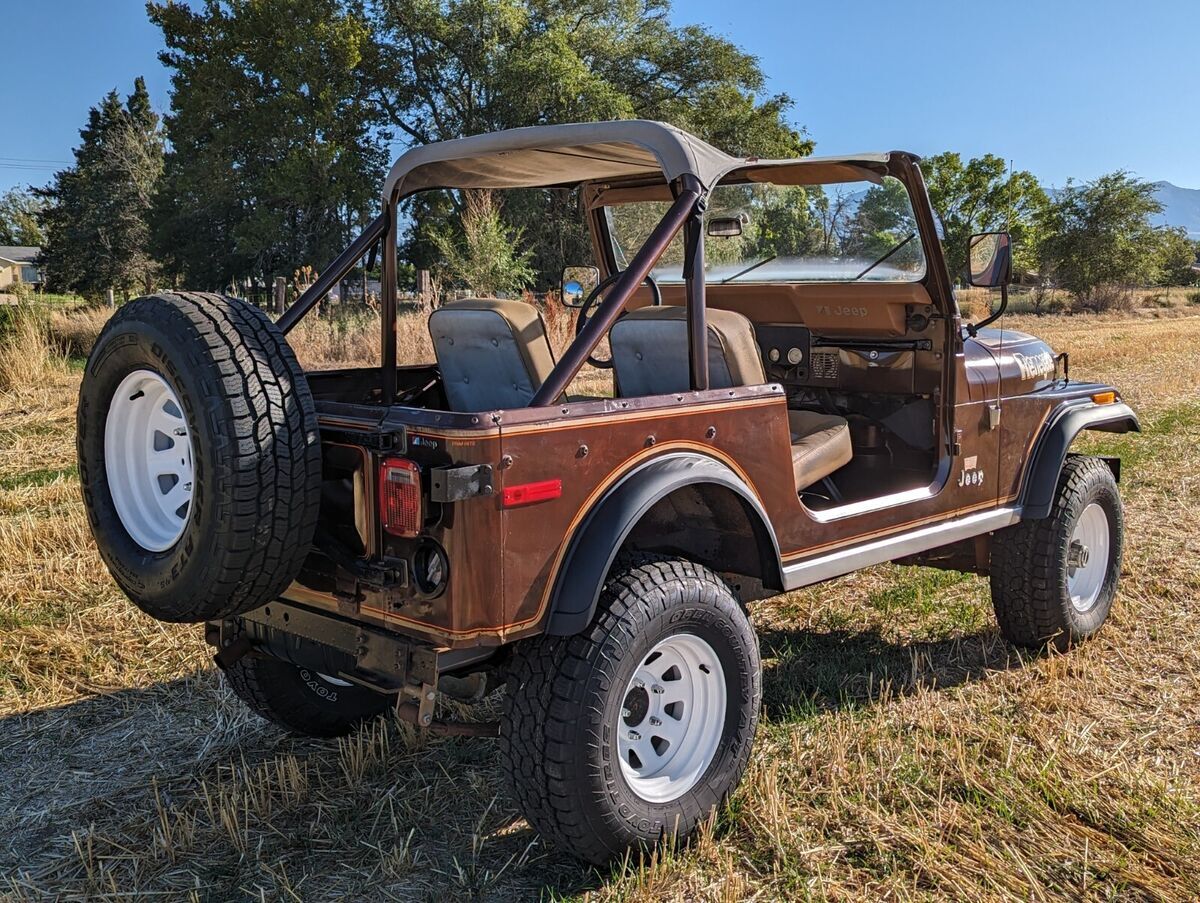 original patina paint jeep cj7 56k original miles 304 v8 manual with 3 speed