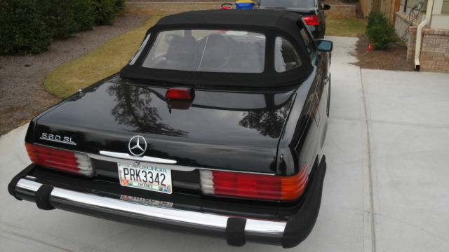 1987 mercedes-benz 560sl base convertible 2-door 5.6l - no reserve auction