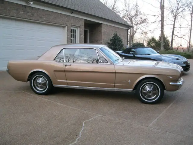 1964 1/2 mustang coupe- 289 rare d code-rare color-one owner-very nice
