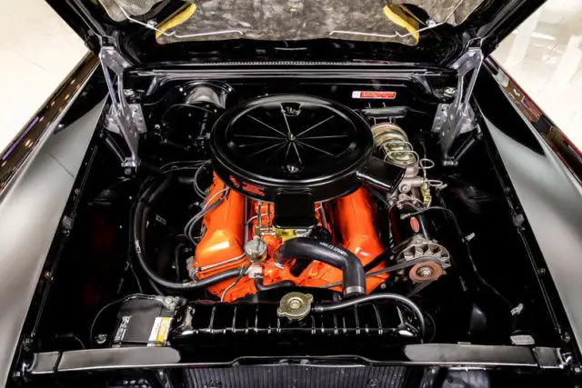 frame off, rotisserie build! original drivetrain, 348 tri-power v8, auto, ps, pb