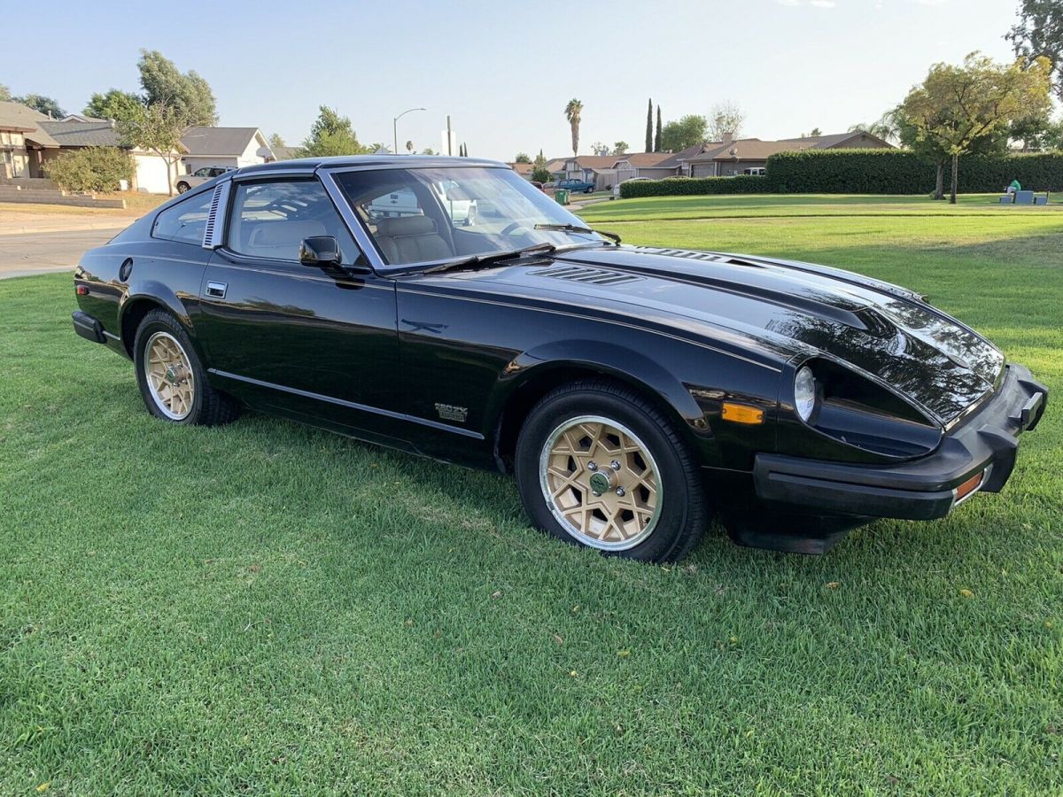 1981 nissan 280zx coupe black rwd automatic