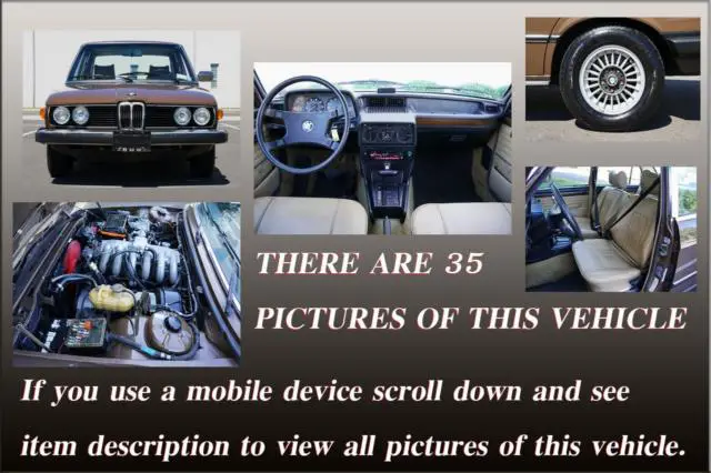 bmw 528i leather sunroof e12 528 i runs & drives great extra clean