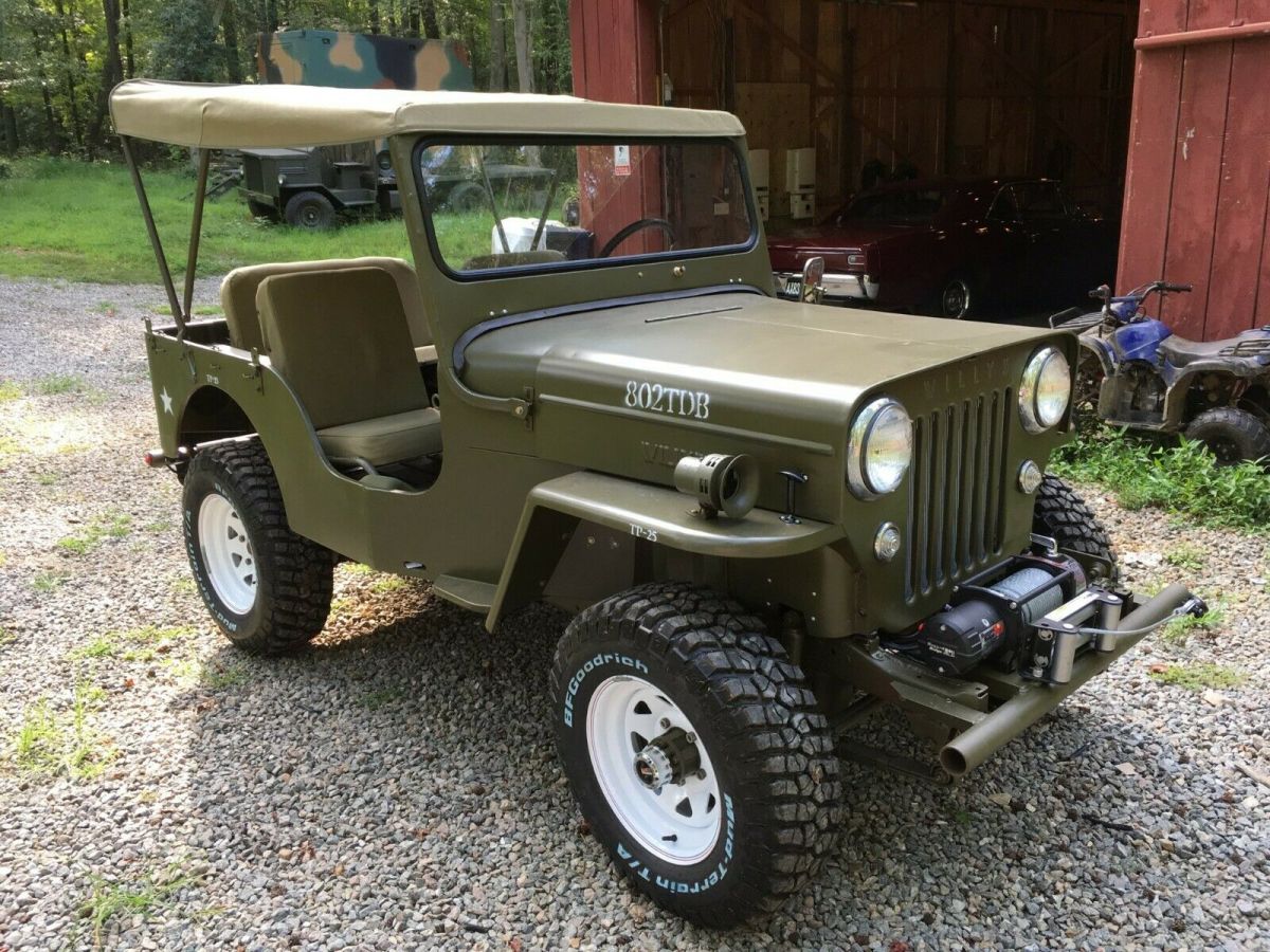 m606 or cj3b willys jeep with v8 sbc 283 195hp