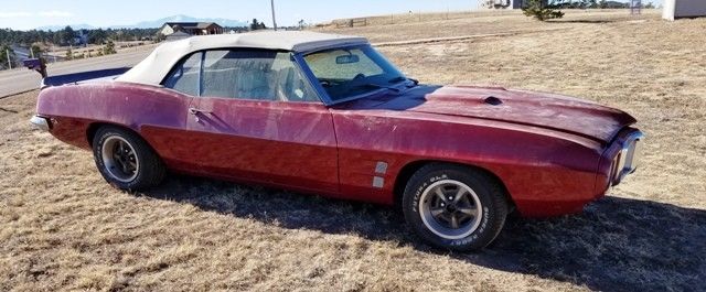 1969 pontiac firebird convertible rare 1 of 1
